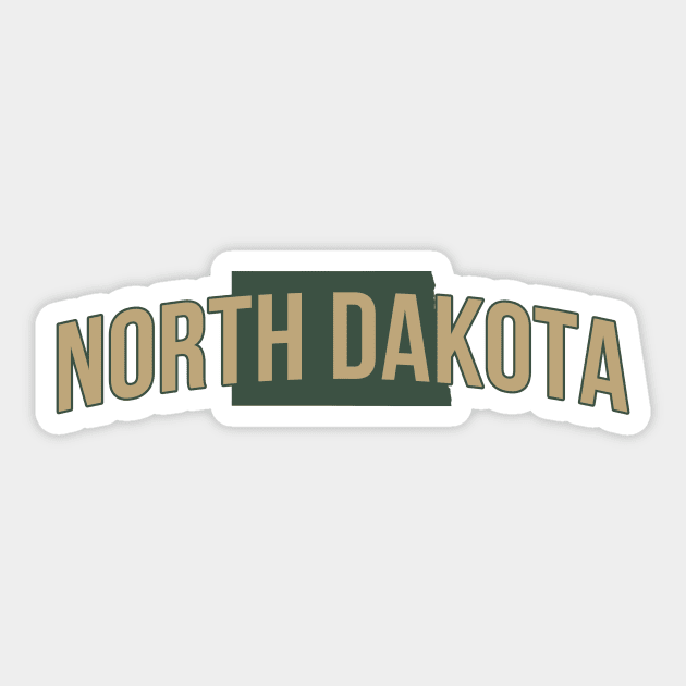 North Dakota Sticker by Novel_Designs